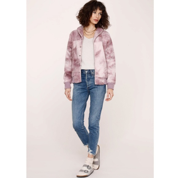 Heartloom Nyx Jacket Size Small Medium Lilac Sherpa Wool Blend NWT - Picture 2 of 6